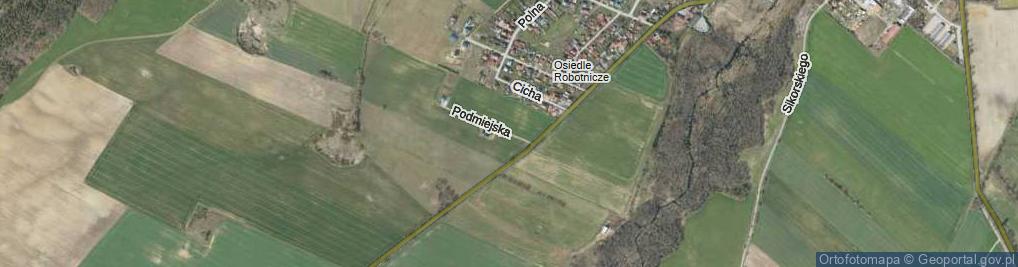 Zdjęcie satelitarne Podmiejska ul.